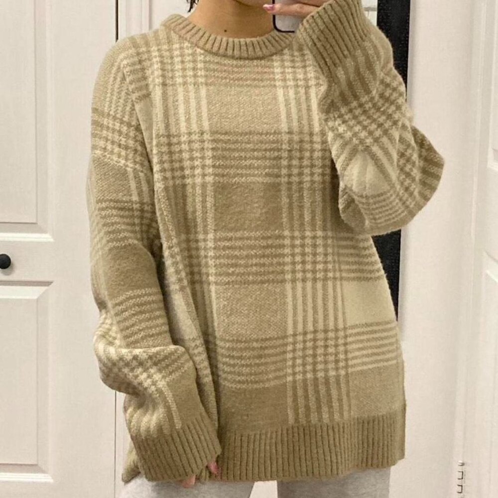 oak + fort brown sweater